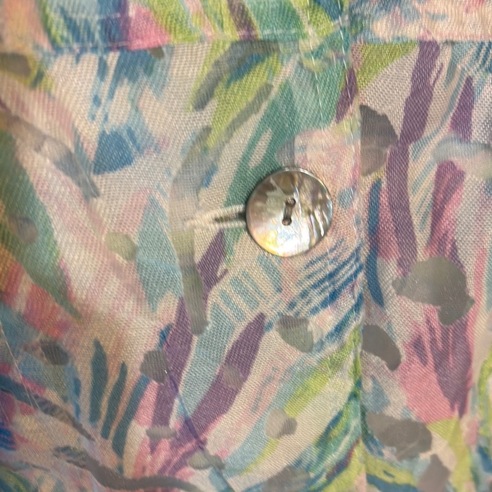 Ruby Rd. Multicolor Abstract Print Top - image 3